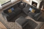 EASE MOOSE Oversized Sectional Modular Sofa,v Shape Sectional Couch with Ottoman,Deep Seat Cloud Couch for Living Room，Removable Cover - Image 4