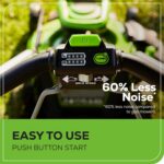 Greenworks 60V 21" Brushless (Self-Propelled) Cordless Lawn Mower, 2 x 4.0Ah Batteries (3/4 Acre, Rapid Charger, 4-in-1, LED Lights, IPX4) - Image 9