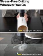 HOTO 16V Brushless Power Drill, 50 N·m High Torque with Smart Display, Auto Mode and LED Light, 10 Bits, 5 Drill Bits, 3/8” Keyless Chuck, Two Working Modes, Perfect for Home Repairs and Projects - Image 6