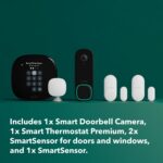 ecobee Total Security and Savings Bundle with Smart Doorbell Camera (Wired), SmartSensor for Doors and Windows, and Smart Thermostat Premium - Image 3