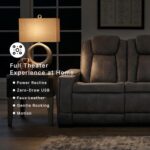 Signature Design by Ashley Next-Gen DuraPella Modern Faux Leather Power Reclining Sofa with Adjustable Headrest, Gray - Image 9