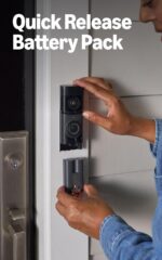 Ring Battery Doorbell Plus (newest model), Retinal 2K with wide-angle video, up to 6x Enhanced Zoom, Night Vision, and Quick Release Battery Pack, Nickel Silver - Image 6
