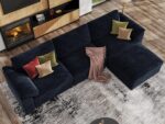 EASE MOOSE Blue Sectional Modular Sofa,FSC Certified Oversized L Shape Sectional Couch Wide Deep seat Sectional Sofa, Removable Cover - Image 4