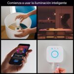 PHILIPS Hue Essential Starter Kit: Hue Bridge, 2 Essential E26 Smart Bulbs, White & Color Ambiance, 2200K-6500K, Dimmable LED Bulbs, Works with Alexa, Google Assistant, Samsung SmartThings, Apple Home - Image 4