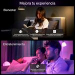 PHILIPS Hue Essential Starter Kit: Hue Bridge, 2 Essential E26 Smart Bulbs, White & Color Ambiance, 2200K-6500K, Dimmable LED Bulbs, Works with Alexa, Google Assistant, Samsung SmartThings, Apple Home - Image 10