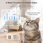 PETGUGU Cat Water Fountain with App Monitoring, Ultra-Quiet Automatic Pet Water Dispenser, Wireless Pump, 8-Layer Filtration BPA-Free, WiFi Cat Drinking Fountain for Cats and Dogs (2.4G Only) - Image 3