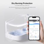 PETGUGU Cat Water Fountain with App Monitoring, Ultra-Quiet Automatic Pet Water Dispenser, Wireless Pump, 8-Layer Filtration BPA-Free, WiFi Cat Drinking Fountain for Cats and Dogs (2.4G Only) - Image 8