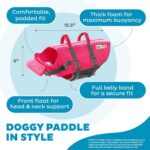 Outward Hound Granby Splash Pink Dog Life Jacket, Medium - Image 5