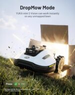 (2026 Upgrade) Mammotion YUKA mini 2 1000H Robotic Lawn Mower, for 0.25 Acre, 360° LiDAR + AI Vision, 45% Slope, DropMow, Smart Battery Management,Cutting Heights 2.0"-3.5" - Image 7