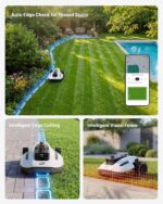 (2026 Upgrade) Mammotion YUKA mini 2 1000H Robotic Lawn Mower, for 0.25 Acre, 360° LiDAR + AI Vision, 45% Slope, DropMow, Smart Battery Management,Cutting Heights 2.0"-3.5" - Image 9