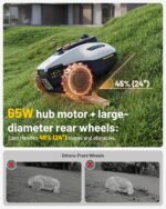 (2026 Upgrade) Mammotion YUKA mini 2 1000H Robotic Lawn Mower, for 0.25 Acre, 360° LiDAR + AI Vision, 45% Slope, DropMow, Smart Battery Management,Cutting Heights 2.0"-3.5" - Image 10