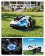 (2026 Upgrade) Mammotion YUKA mini 2 1000H Robotic Lawn Mower, for 0.25 Acre, 360° LiDAR + AI Vision, 45% Slope, DropMow, Smart Battery Management,Cutting Heights 2.0"-3.5" - Image 11