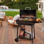 Royal Gourmet CC1830 28 Inch Barrel Charcoal Grill with Warming Rack, Outdoor BBQ Grill with 626 Sq. In. Grilling Space for Backyard, Patio and Parties, Black - Image 3