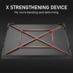 Utheer 23" x 16" Cast Iron Griddle for Gas Grill and Stove Top, Universal Flat Top Griddle with Pre-Seasoned Nonstick Coating, X-Shaped Reinforced Ridges, Perfect for Healthy Cooking, Parties, Camping - Image 6