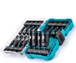 LIBRATON Magnetic Nut & Driver Set, 16pc Impact Driver Bit Set, 1/4"-9/16" Nut & 1/4"-4/3" Deep Nut Drivers, SAE Drive, Toolbox for Car Repairs - Image 3