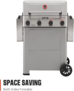 Monument Grills 4 Burner Propane Gas Grill with Advanced Broil Zone, Stainless Steel Outdoor Mesa 2 Barbecue Grill, Foldable Side Shelves, 500°F in 5 Mins, Assembles in 30 Minutes, Mesa II 410FBZ - Image 8