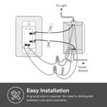 Kasa Smart Light Switch HS200, Single Pole, Needs Neutral Wire, 2.4GHz Wi-Fi Light Switch Works with Google Home, UL Certified, No Hub Required, White - Image 8