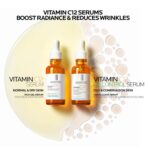 La Roche-Posay Pure 12% Vitamin C Serum For Face With Hyaluronic Acid & Salicylic Acid, Hydrating Face Serum, Boost Radiance & Reduce Wrinkles, 2 Formulas for Normal or Oily Skin Control - Image 4