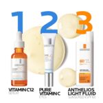 La Roche-Posay Pure 12% Vitamin C Serum For Face With Hyaluronic Acid & Salicylic Acid, Hydrating Face Serum, Boost Radiance & Reduce Wrinkles, 2 Formulas for Normal or Oily Skin Control - Image 11
