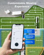 ECOVACS Goat O1000 LiDAR PRO Robot Lawn Mower, Wire-Free Mapping with LiDAR Navigation, AI Obstacle Avoidance, Smart Edge Mowing, App Control, for Lawns Up to 1/4 Acre - Image 6