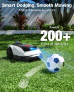 ECOVACS Goat O1000 LiDAR PRO Robot Lawn Mower, Wire-Free Mapping with LiDAR Navigation, AI Obstacle Avoidance, Smart Edge Mowing, App Control, for Lawns Up to 1/4 Acre - Image 8