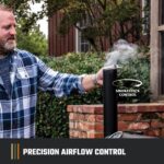 Oklahoma Joe's Highland Offset Reverse Flow Offset Charcoal Smoker and Grill With 1093 sq. in. Cooking Area in Black - Image 6
