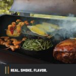 Oklahoma Joe's Highland Offset Reverse Flow Offset Charcoal Smoker and Grill With 1093 sq. in. Cooking Area in Black - Image 8