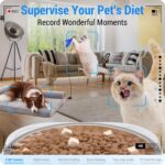 Frienhund Automatic Cat Feeder with 2K Camera: 5G WiFi Automatic Dog Feeder with Night Vision,Cat Food Dispenser with 7L Large Food Storage Container for Multiple Pet,Detachable for Easy Clean -29 Cup - Image 3