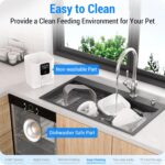 Frienhund Automatic Cat Feeder with 2K Camera: 5G WiFi Automatic Dog Feeder with Night Vision,Cat Food Dispenser with 7L Large Food Storage Container for Multiple Pet,Detachable for Easy Clean -29 Cup - Image 6
