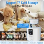 Frienhund Automatic Cat Feeder with 2K Camera: 5G WiFi Automatic Dog Feeder with Night Vision,Cat Food Dispenser with 7L Large Food Storage Container for Multiple Pet,Detachable for Easy Clean -29 Cup - Image 8