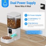 Frienhund Automatic Cat Feeder with 2K Camera: 5G WiFi Automatic Dog Feeder with Night Vision,Cat Food Dispenser with 7L Large Food Storage Container for Multiple Pet,Detachable for Easy Clean -29 Cup - Image 9