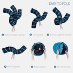 EGETOTA Cat Tunnel for Indoor Cats Large, with Play Ball S-Shape 5 Way Collapsible Interactive Peek Hole Pet Tube Toys, Puppy, Kitty, Kitten, Rabbit (Blue & Black) - Image 5