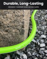 RAINPOINT Garden Hose 75ft - Flexible Heavy Duty Water Hose with Swivel Handle - Lightweight, Hybrid Rubber, 5/8", Male to Female - Image 3