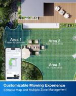 ECOVACS Goat O1000 RTK Care Kit Robotic Lawn Mower with RTK Precision Navigation, No Perimeter Wire, Smart App Control, Auto Mapping, Multi-Zone Management – Includes 36 Extra Blades - Image 8