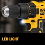 DEWALT 20V MAX Cordless Drill and Impact Driver, Power Drill Brushless 2-Tool Power Tool Combo Kit, Includes 2 Batteries, Charger and Bag (DCK277D2) - Image 5