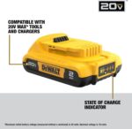 DEWALT 20V MAX Cordless Drill and Impact Driver, Power Drill Brushless 2-Tool Power Tool Combo Kit, Includes 2 Batteries, Charger and Bag (DCK277D2) - Image 8