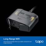 TP-Link Tapo Matter Outdoor Smart Plug, 2 Individual Outlets, IP65 Weather Resistance, Works with Apple Home, Alexa, Google Home, Long Wi-Fi Range, 2.4G Wi-Fi Only, ETL Certified (Tapo P400M) - Image 7