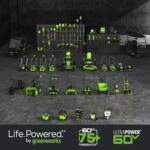 Greenworks 60V 21" Brushless (Push) Cordless Lawn Mower, 5.0Ah Battery (1/2 Acre, Rapid Charger, 4-in-1, LED Lights, IPX4) - Image 11