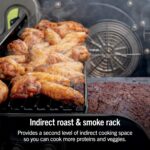 Ninja FlexFlame ProConnect Grill & Smoker | 5-in-1 Smart Cooking System | Electric & Propane | App-Connected | 3-Burner Digital Control | Roast, Griddle & Pizza Maker | Black/Gold | PG305 - Image 3