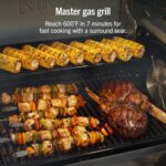 Ninja FlexFlame ProConnect Grill & Smoker | 5-in-1 Smart Cooking System | Electric & Propane | App-Connected | 3-Burner Digital Control | Roast, Griddle & Pizza Maker | Black/Gold | PG305 - Image 11
