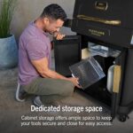 Ninja FlexFlame ProConnect Grill & Smoker | 5-in-1 Smart Cooking System | Electric & Propane | App-Connected | 3-Burner Digital Control | Roast, Griddle & Pizza Maker | Black/Gold | PG305 - Image 15