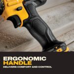 DEWALT 20V Max Cordless Drill Driver Set, 2 Speed, High Performance Motor, Includes 2 XR 1.3Ah Li-Ion Batteries, Charger and Contractor Bag (DCD771C2) - Image 4