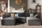 EASE MOOSE Oversized Modular Sectional Sofa, Extra Large U Shape Sectional Cloud Couch,Comfty Deep Modular Sofa with Ottoman for Living Room - Image 5