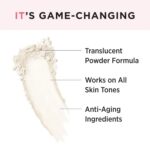 IT Cosmetics Bye Bye Pores – Poreless Finish Loose Setting Powder Makeup – Translucent Blurring Face Powder for All Skin Tones – with Peptides, Silk, Collagen & Antioxidants – 0.23 oz - Image 3