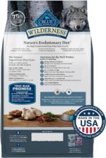 Blue Buffalo Wilderness with Chicken High Protein Dry Dog Food for Adult Dogs, 34% Protein, Supports Immunity with Antioxidant-Rich LifeSource Bits, 28 lbs. - Image 3
