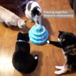 UPSKY Cat Toy Roller 3-Level Turntable Cat Toys Balls with Six Colorful Balls Interactive Kitten Fun Mental Physical Exercise Puzzle Kitten Toys - Image 8