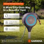 GARDENA Automatic Retractable Garden Hose Reel - 66 Feet - 360 Degree Swivel Outdoor Hose Reel with Metal Spike Base - Auto Retract - UV Resistant Housing - Easy Install No Tools Required - 18614 - Image 3