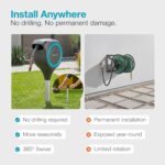 GARDENA Automatic Retractable Garden Hose Reel - 66 Feet - 360 Degree Swivel Outdoor Hose Reel with Metal Spike Base - Auto Retract - UV Resistant Housing - Easy Install No Tools Required - 18614 - Image 4