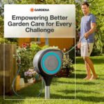 GARDENA Automatic Retractable Garden Hose Reel - 66 Feet - 360 Degree Swivel Outdoor Hose Reel with Metal Spike Base - Auto Retract - UV Resistant Housing - Easy Install No Tools Required - 18614 - Image 9