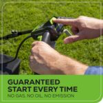 Greenworks 48V (24V x 2) 21" Brushless Self-Propelled Mower+12" String Trimmer+320CFM Blower,(2) 5.0Ah Batteries and 4A Dual Port Charger - Image 6
